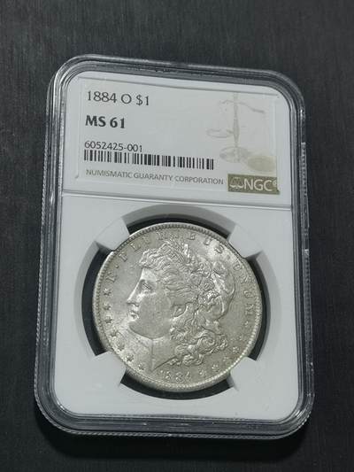 天下钱庄专场欢迎参拍 - NGC MS61 1884美国摩根一美元银币