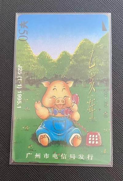【琪哥网】评级磁卡综合场(175） - 【鸿通66】广州绿猪旧卡一孔一枚
