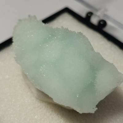 七河・地球奥秘｜精品水晶矿物化石杂件小拍【总第57期】周一结标！ - 藏家出品X071（10）云南蓝纹石矿物标本 5.1cm盒子矿