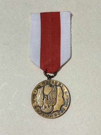 韵星假日军品类拍卖第71期-- Rimey Holidays Militaria Auction 71 - 波兰人民共和国 铜级国防功绩奖章 