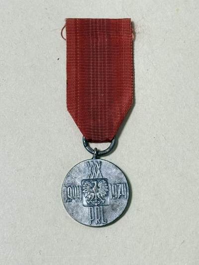 韵星假日军品类拍卖第71期-- Rimey Holidays Militaria Auction 71 - 波兰人民共和国 建国 30 周年纪念奖章