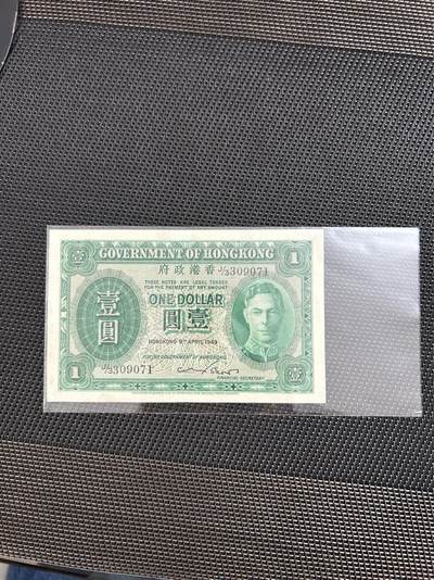 港澳其他 - 全品原票如图1949年乔治六世男皇309071
